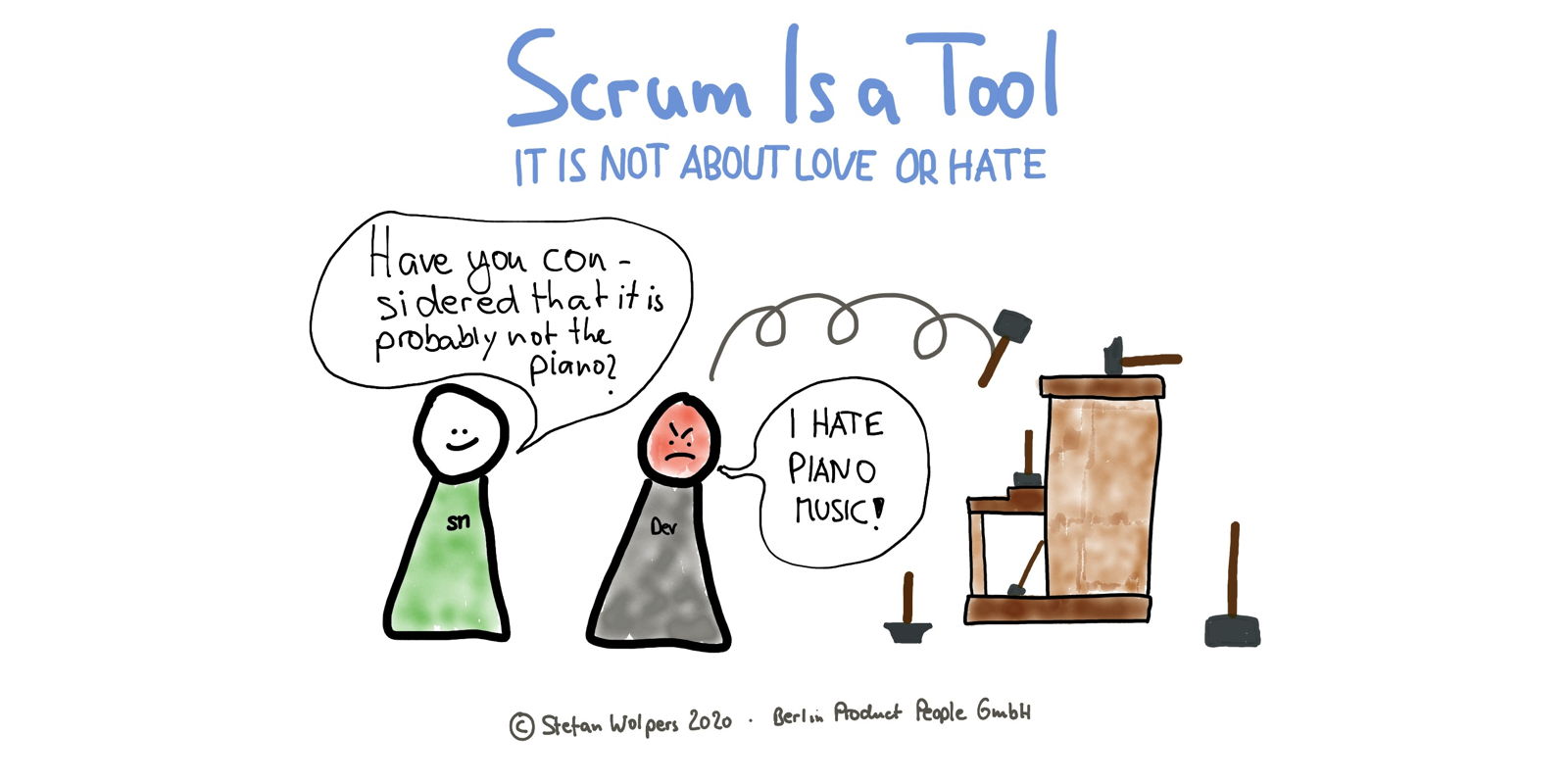 Scrum’s Nature: It Is a Tool; It Is Not About Love or Hate — Berlin Product People GmbH