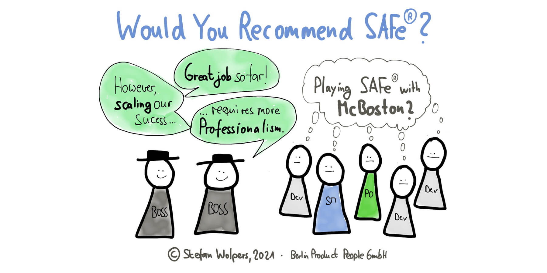 Survey 2022: Would you recommend SAFe®? — Join the Survey — Berlin Product People GmbH