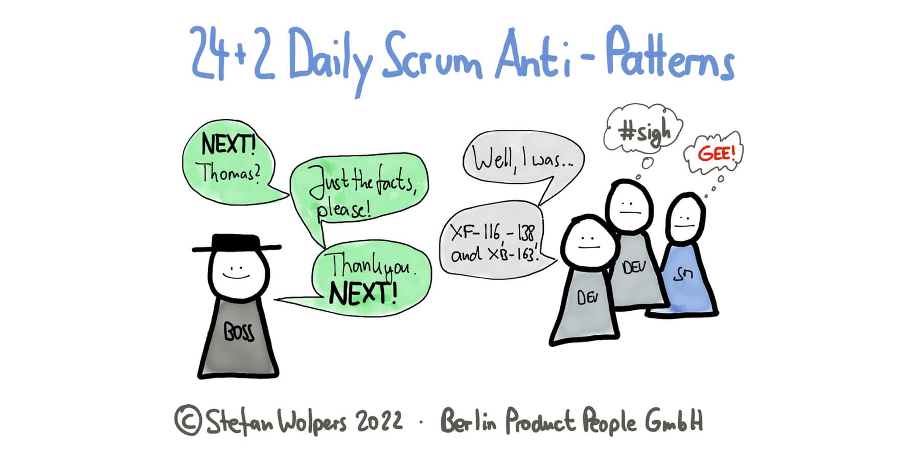 Daily Scrum Anti-Patterns: 24+2 Ways to Improve as a Scrum Team — Berlin Product People GmbH
