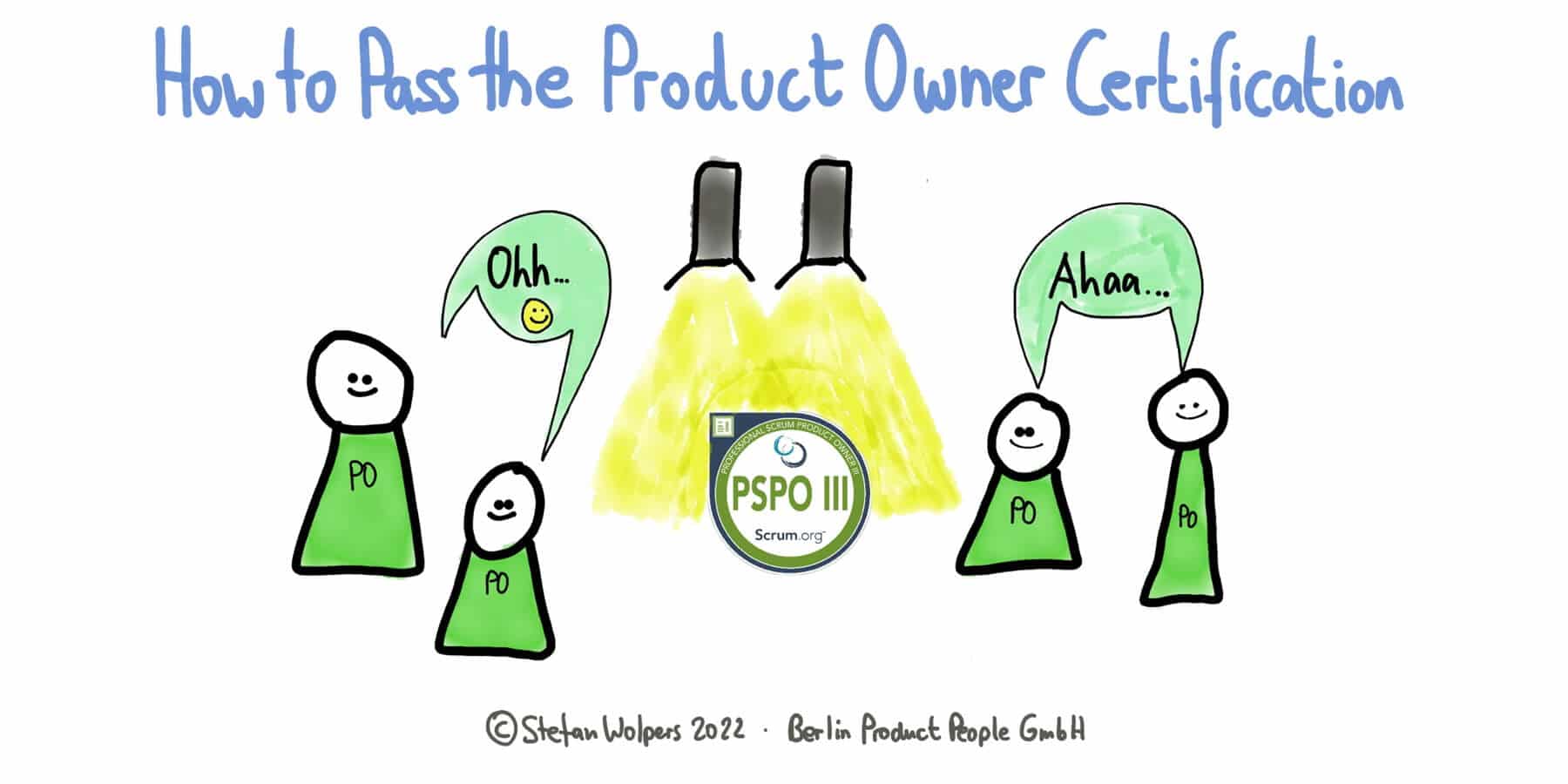 Product Owner Zertifizierungen bestehen: PSPO I, PSPO II und PSPO III von Scrum.org — Berlin Product People GmbH