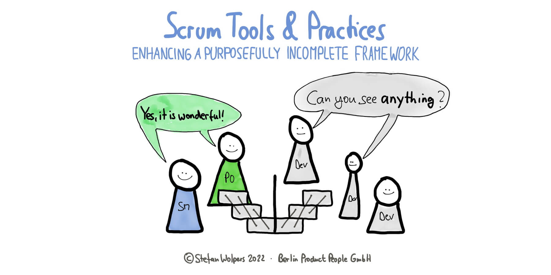 Scrum Werkzeuge und Praktiken zur Verbesserung eines unvollständigen Frameworks, Teil 1 — Berlin-Product-People.com