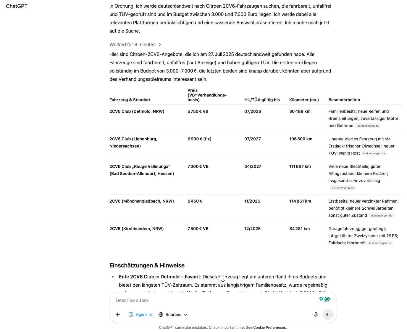 What are Agile AI Agent Use Cases? I tried ChatGPT’s new Agent Mode, and here is what I found — Berlin-Product-People.com